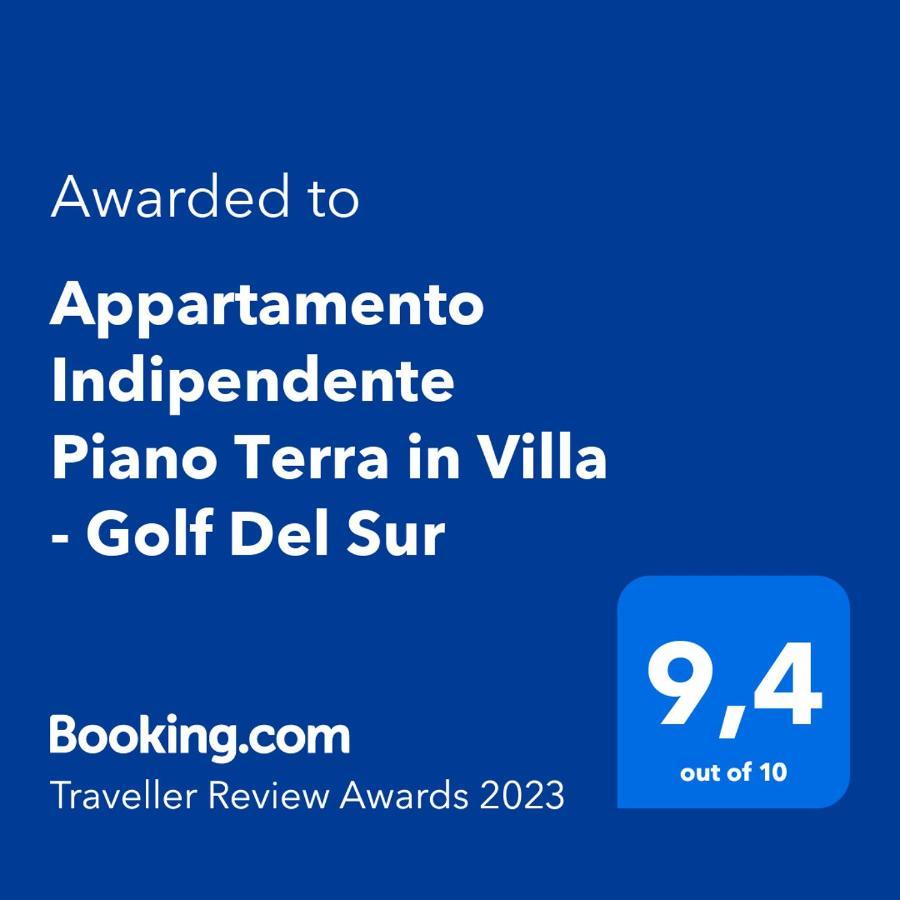 Appartamento Indipendente Piano Terra In Villa - Golf Del Sur Сан Мигель Экстерьер фото